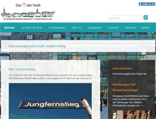 Tablet Screenshot of hamburg-jungfernstieg.de